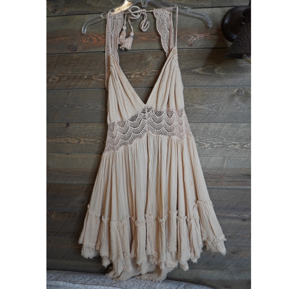 Free People Ruffle Mini Dress